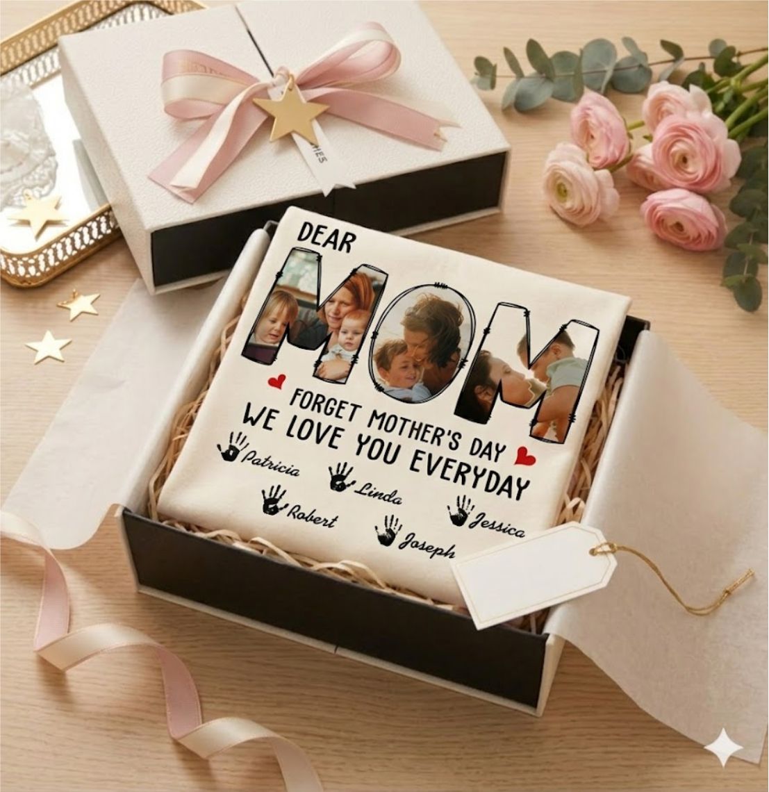 Custom Tee set in a gift box